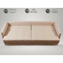 Ver imagem 6 de Sofá Orfeu 2,30m sem Caixa, Retrátil e Reclinável Linho Premium Creme - Netsofas