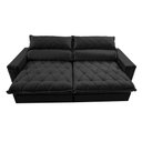 Ver imagem 5 de Sofá Retrátil e Reclinável 3,15m Molas Ensacadas Cama inBox Elegance com ThermoGel Velusoft
