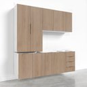 Ver imagem 2 de Cozinha Modulada 4 Peças sem Tampo Suspensa 2 Aéreos e 2 Balcões Ipanema CabeCasa MadeiraOriginals