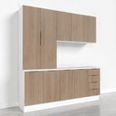 Ver imagem 3 de Cozinha Modulada 4 Peças com Tampo 2 Aéreos e 2 Balcões Ipanema CabeCasa MadeiraOriginals