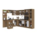 Ver imagem 5 de Cozinha Completa 10 Peças com Bancada e Portas Vidro Reflecta Paola 