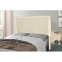 Ver imagem 1 de Cabeceira Casal 140cm Linho Veneza Branco