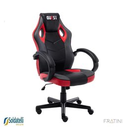 Cadeira Gamer Quest Pu Várias Cores - Fratini - 1
