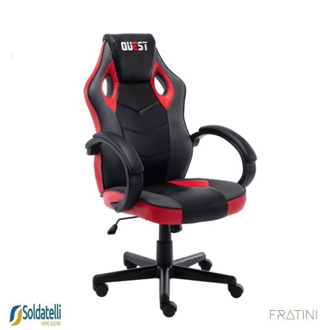 Cadeira Gamer Quest Pu Várias Cores - Fratini