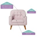 Ver imagem 4 de Poltrona Infantil Montessori Comfort Espuma D20 Casatema MadeiraOriginals