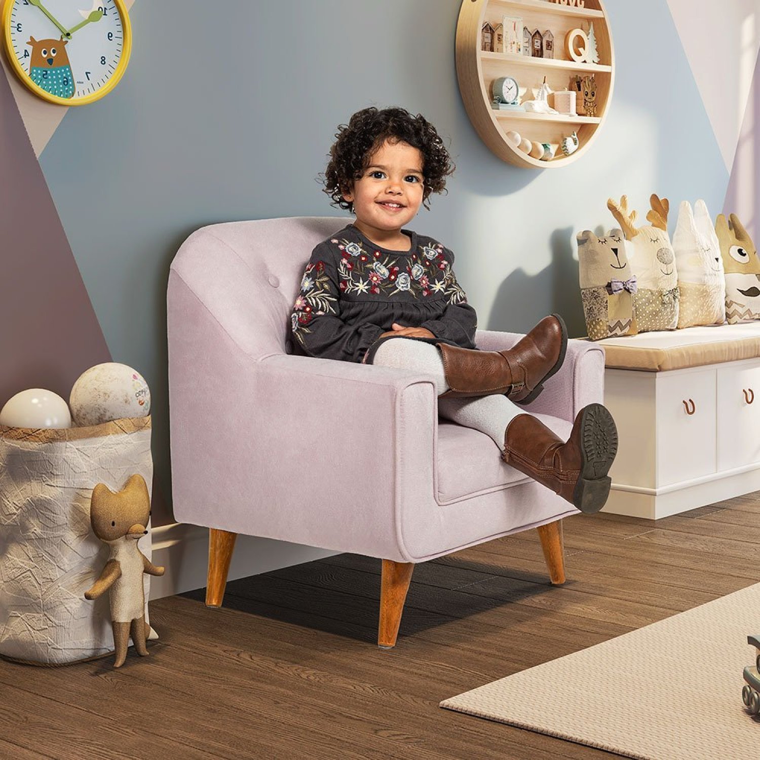 Poltrona Infantil Montessori Comfort Espuma D20 Casatema - 1