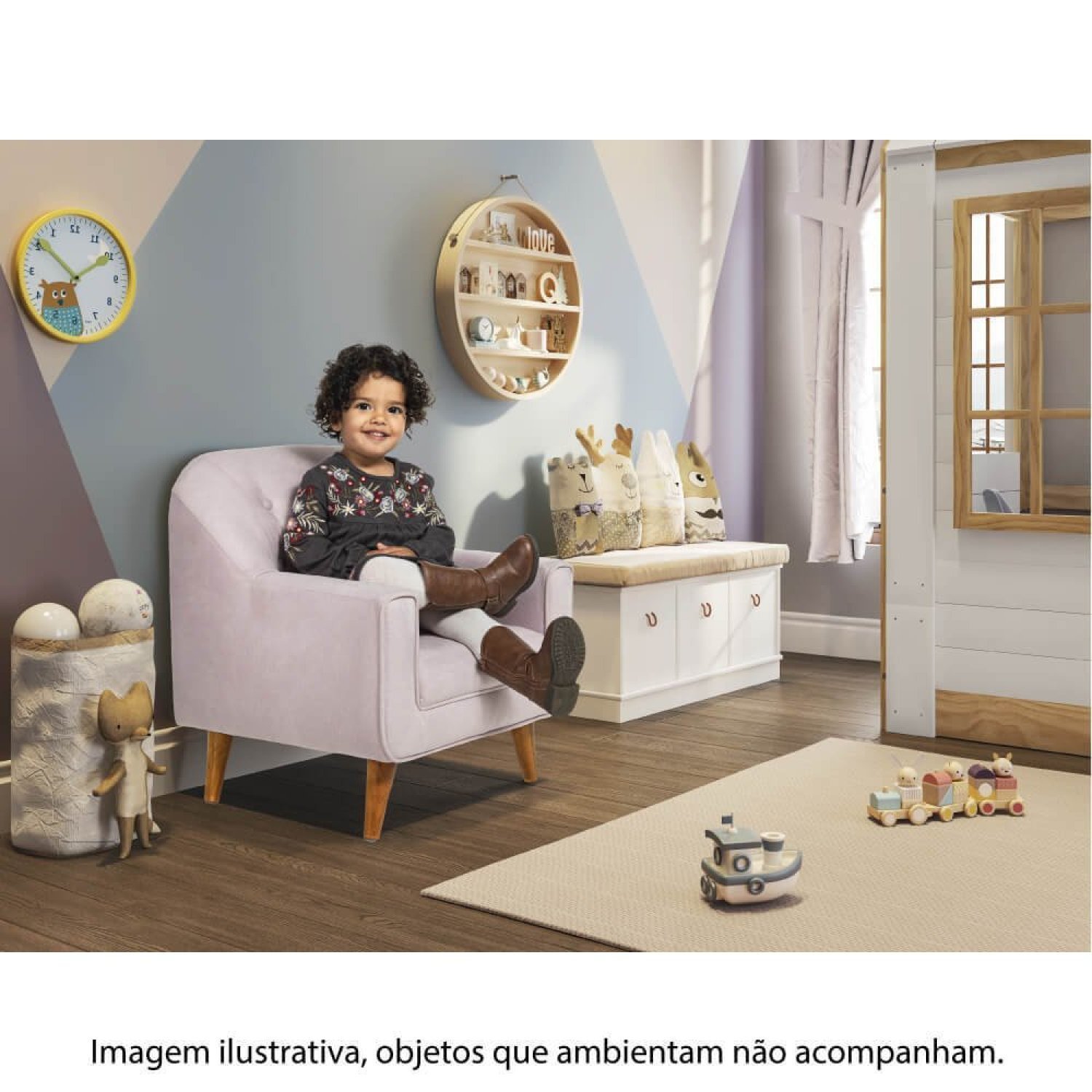 Poltrona Infantil Montessori Comfort Espuma D20 Casatema - 7