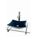 Ver imagem 2 de Kit Banheiro Cuba de Vidro + Misturador Inox + Válvula Click:marine