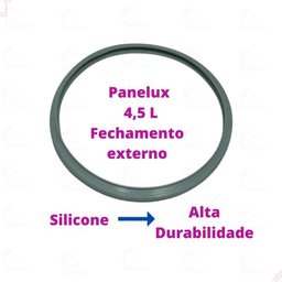 Borracha de Silicone Panela de Pressão Panelux 4,5 Litros Fechamento Externo - 2