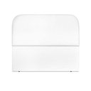 Ver imagem 1 de Cabeceira Estofada Queen Alana 160cm Courino Branco