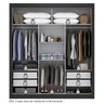 Guarda Roupa 3 Portas 4 Gavetas Serenity Yescasa - 6