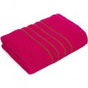 Ver imagem 2 de Jogo de Toalha Montreal 2 Banhão + 2 Rosto + 2 Tapete Piso Luxuoso 100% Algodão Rosa Pink