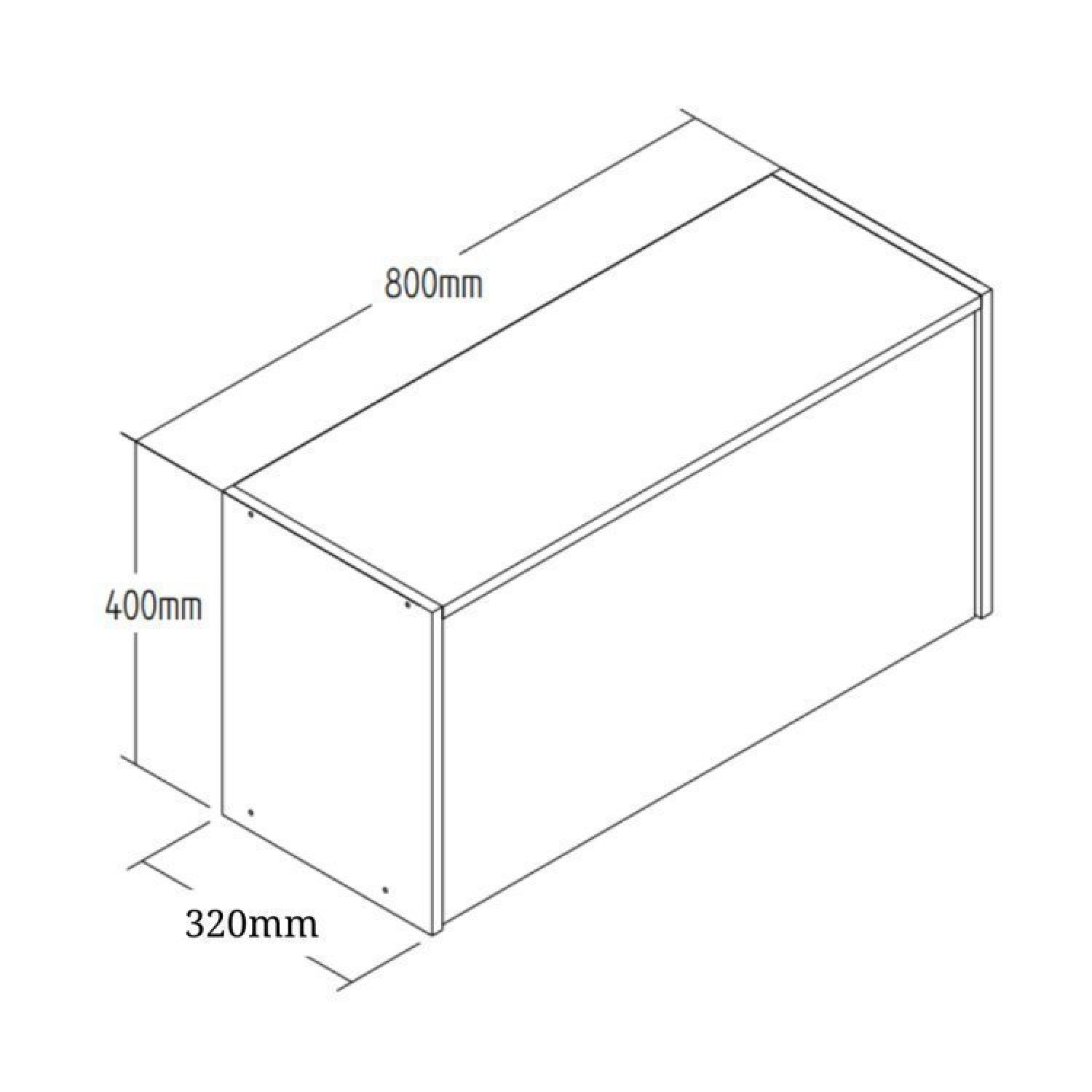 Cozinha Compacta 4 Peças 3 Aéreos e 1 Balcão Maldivas Decibal - 3