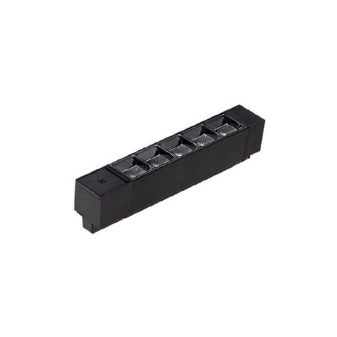 Luminária Luz Pontual para Trilho Eletrificado Trace LED 7W Alto Irc 93 3000k Luz Amarela Preto