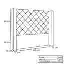 Ver imagem 3 de Cabeceira Queen 160cm Linho Vicenza