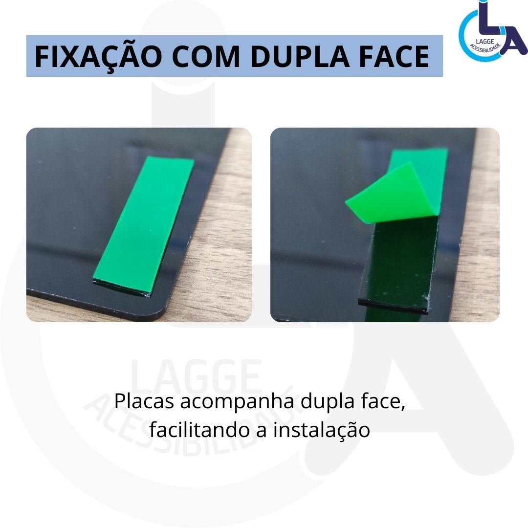 Placa Banheiro Masculino 15x15 Acrílico - 6