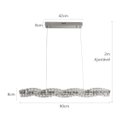 Ver imagem 2 de Pendente Led Cristal 90cm 3200k Cromado Decor Cinderella