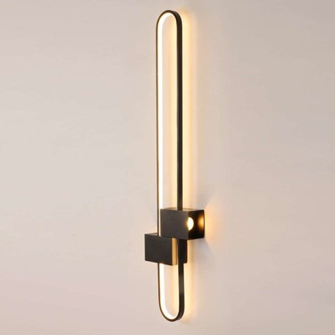 Arandela Led Preto 25w Ca028-pt