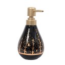 Ver imagem 1 de Porta Sabonete Liquido de Cerâmica Premium 3d Preto Lavabo