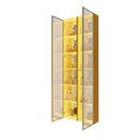 Ver imagem 5 de Cristaleira Conjunto 2 Torres Luminare Reflecta LED 100% MDF Naturale - Gelius