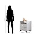 Ver imagem 3 de Gaveteiro 2 Gavetas 1 Nicho e Pés Luna