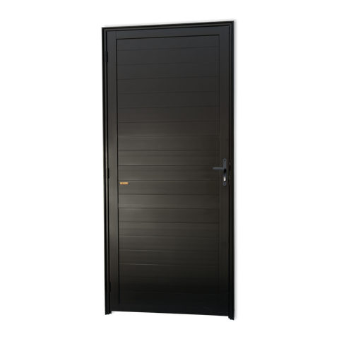 Porta Alumínio Lambril D.Preto 90 Brimak