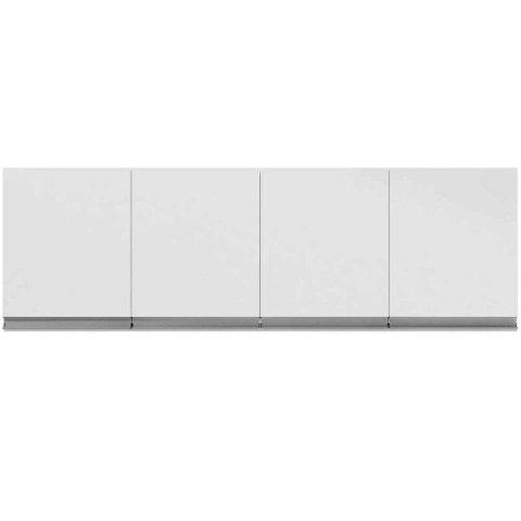 Armário Aéreo Cozinha Adriana 4 Portas 150 Cm Branco