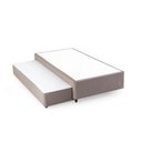 Ver imagem 1 de Base Box Solteiro com Colchão Auxiliar de Mola 88x188x28cm Seattle Bege Herval