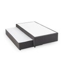 Ver imagem 1 de Base Box Solteiro com Colchão Auxiliar de Mola 88x188x28cm Seattle Cinza/Chumbo Herval