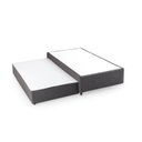 Ver imagem 2 de Base Box Solteiro com Colchão Auxiliar de Mola 88x188x28cm Seattle Cinza/Chumbo Herval