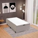 Ver imagem 1 de Base Box Baú Solteiro 88x188x35cm Merida Bege Herval