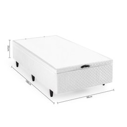 Base Box Baú Solteiro 88x188x35cm Merida - 6