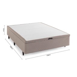 Base Box Baú Casal 138x188x35cm Merida  - 5