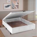 Ver imagem 1 de Base Box Baú Casal 138x188x35cm Merida Branco Herval