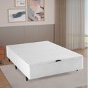 Ver imagem 5 de Base Box Baú Casal 138x188x35cm Merida Branco Herval