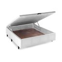 Ver imagem 2 de Base Box Baú Casal 138x188x35cm Merida Branco Herval