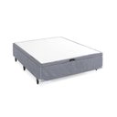 Ver imagem 4 de Base Box Baú Casal 138x188x35cm Merida Cinza Herval