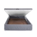 Ver imagem 3 de Base Box Baú Casal 138x188x35cm Merida Cinza Herval