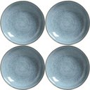 Ver imagem 1 de Jogo 4 Pratos Fundo Cerâmica 22,5cm Azul Bio Brezze 830ml Porto Brasil Stoneware