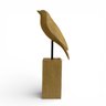 Escultura Decorativa Pássaro em Poliresina – 35cm de Altura - 2