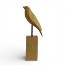 Ver imagem 2 de Escultura Decorativa Pássaro em Poliresina – 35cm de Altura