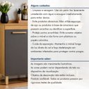 Ver mais imagens de Balcão para Cozinha 3 Portas 1 Gaveta 120cm Cristal Cinza/Cinamomo/Grafite
