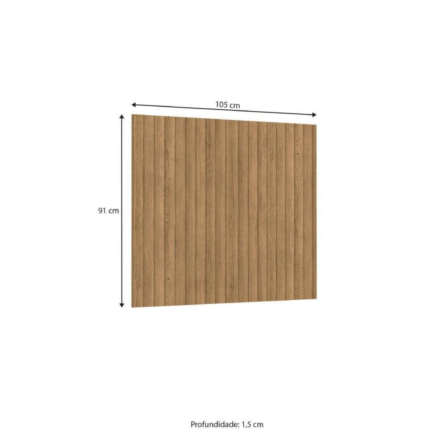 Cabeceira Painel Solteiro 91x105cm Prisma Kappesberg - 4