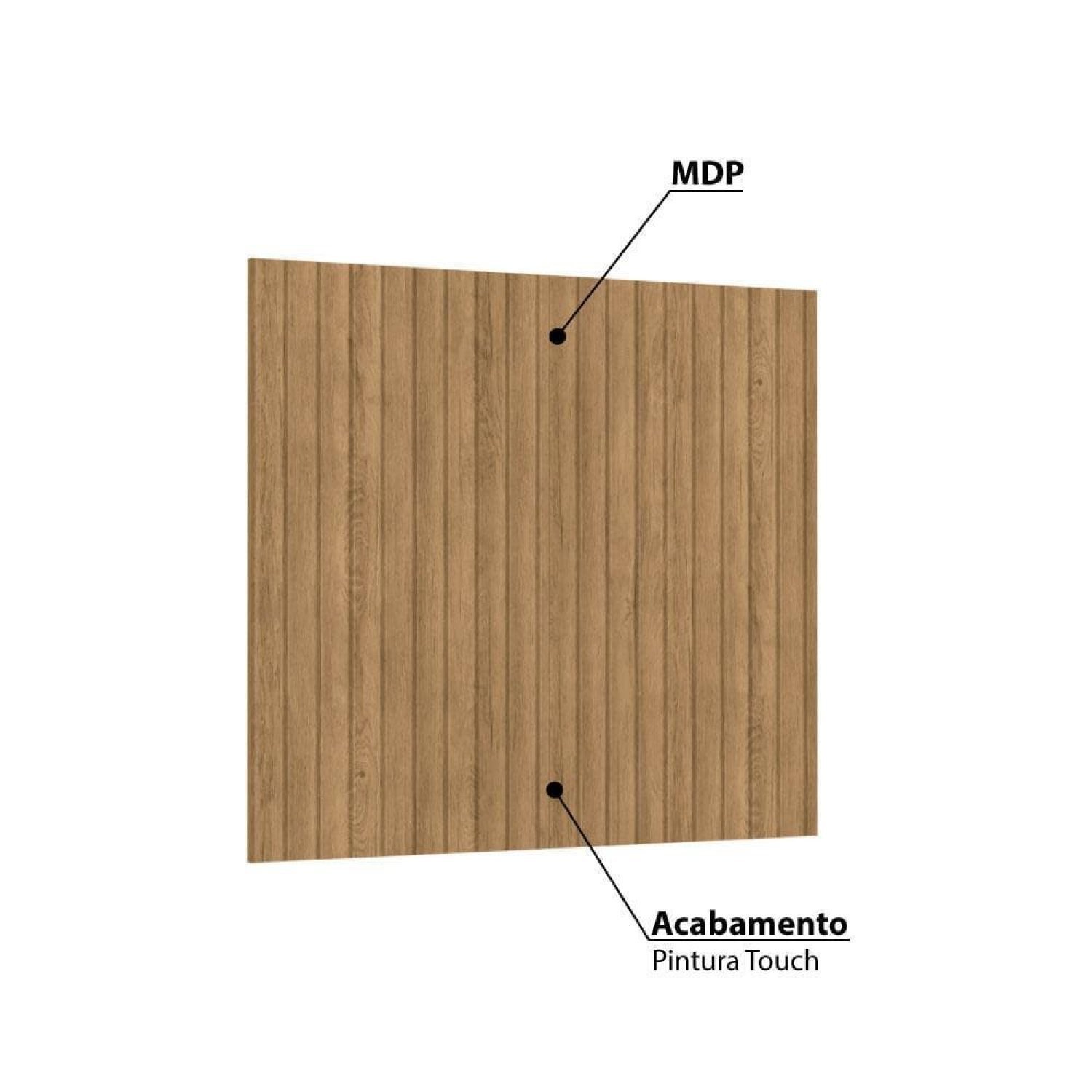 Cabeceira Painel Solteiro 91x105cm Prisma Kappesberg - 2