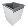 Tanque Lavanderia 26l Gabinete Mdf Suspenso Suporte Torneira de Bancada - 7