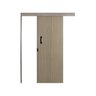 Porta de Correr Madeira 215x80cm Sobrepor Reversível Melamínico MGM - 1