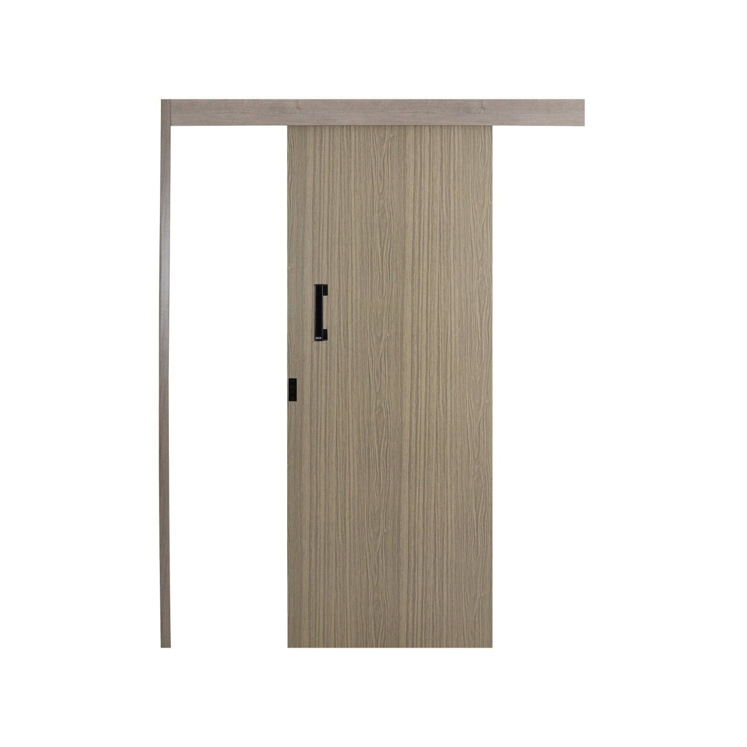 Porta de Correr Madeira 215x70cm Sobrepor Reversível Melamínico