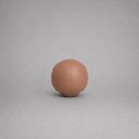 Ver imagem 1 de Esfera Média Decorativa de Cerâmica para Sala e Mesa Mocha Mousse