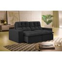 Ver imagem 1 de Sofá Retrátil Reclinável Fergus 2 Metros 4 Lugares Movenzo Jolie Grafite