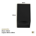 Ver imagem 7 de Kit 10 Spot de Sobrepor Quadrat C/10 Lâmpada Led Mr16 - Preto - Branco Frio